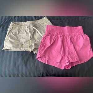 Vuori vintage ripstop shorts and Joy Lab shorts